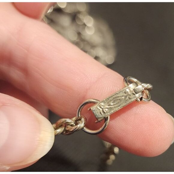 Cameron Crest Pendant Necklace With Double Chain Steampunk War - Picture 10 of 11